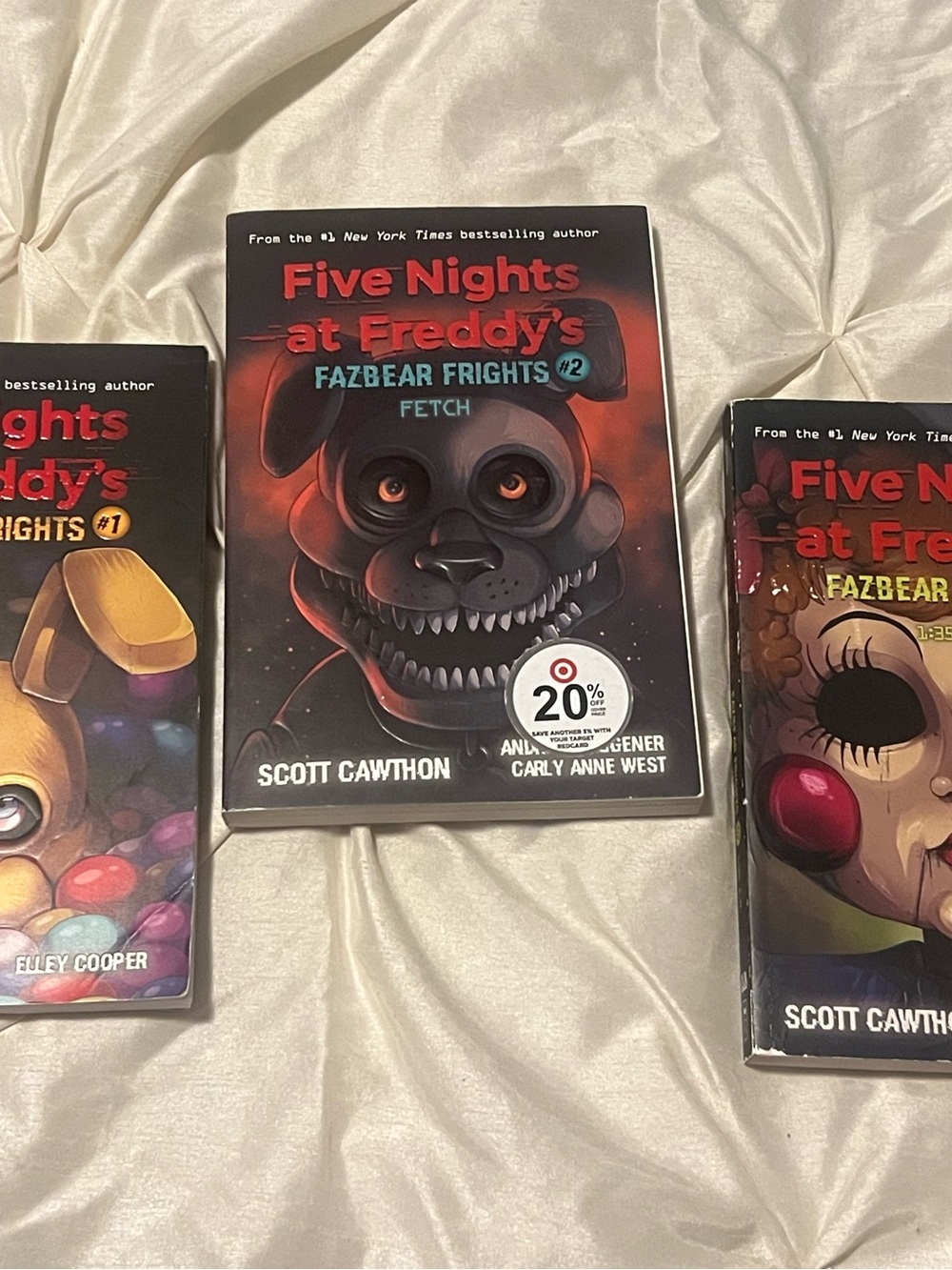 Scholastic Black Five Nights at Freddy's Book Back Covers